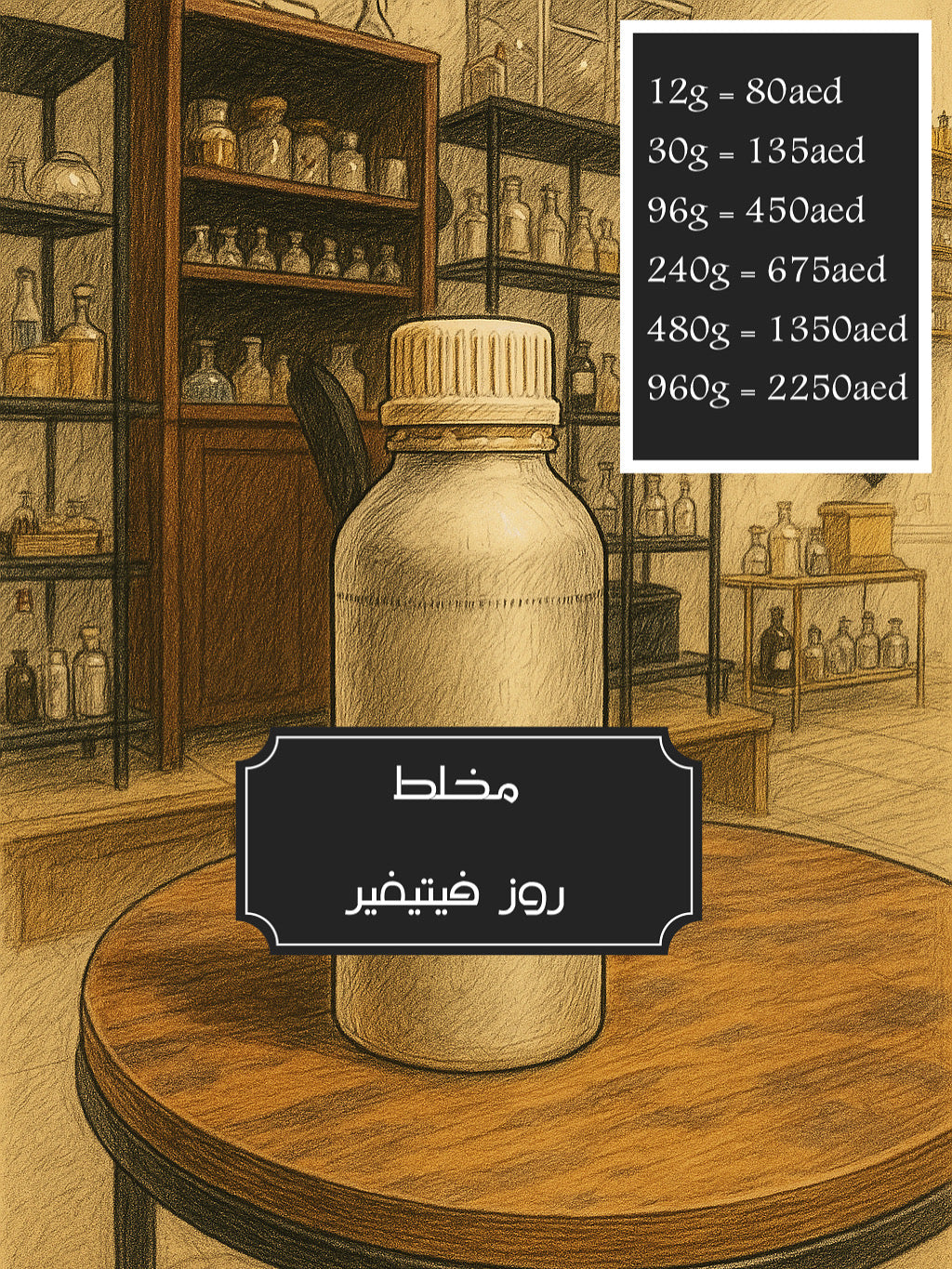 Rose Vetiver - مخلط روز فتيفير