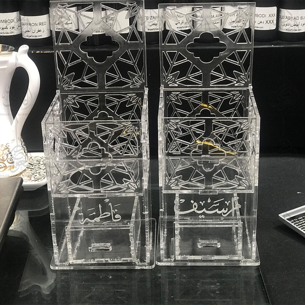 مدخن مع غطاء للفحم