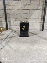 Load image into Gallery viewer, مدخن أسود مع  درج
